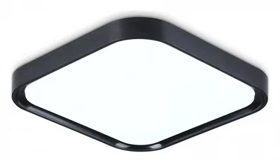 Потолочный светодиодный светильник FZ1268 BK черный 27W 5000K 350*350*60 (Без ПДУ)