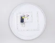 Потолочный светодиодный светильник с пультом FZ1320 GR/LWD серый/светлое дерево IP20 41W 3000-6400K D390*70 (ПДУ ИК)