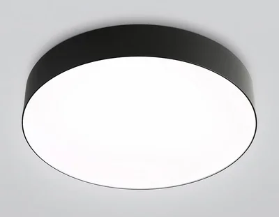 Светильник светодиодный потолочный с пультом FZ1365 BK черный IP20 60W 3000-6500K 490*80 (ПДУ ИК)