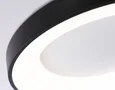 Потолочный светодиодный светильник с пультом FZ1403 BK черный IP20 48W 3000K-6500K D500*50 (ПДУ ИК)