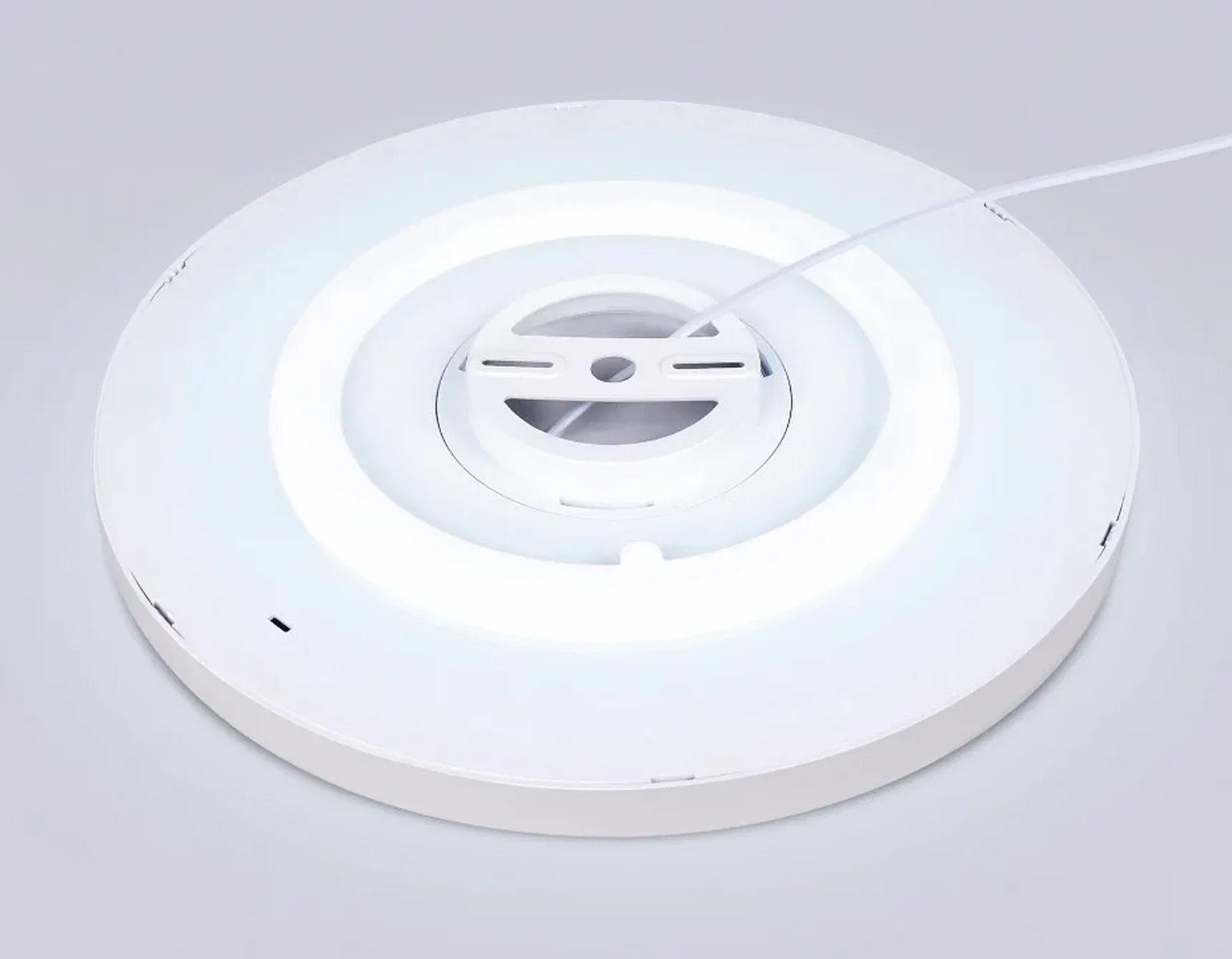Потолочный светодиодный светильник FZ3001 WH белый IP44 24W+10W 6400+6400К D290*40 (Без ПДУ)