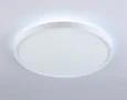 Потолочный светодиодный светильник FZ3001 WH белый IP44 24W+10W 6400+6400К D290*40 (Без ПДУ)