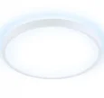 Потолочный светодиодный светильник FZ3001 WH белый IP44 24W+10W 6400+6400К D290*40 (Без ПДУ)