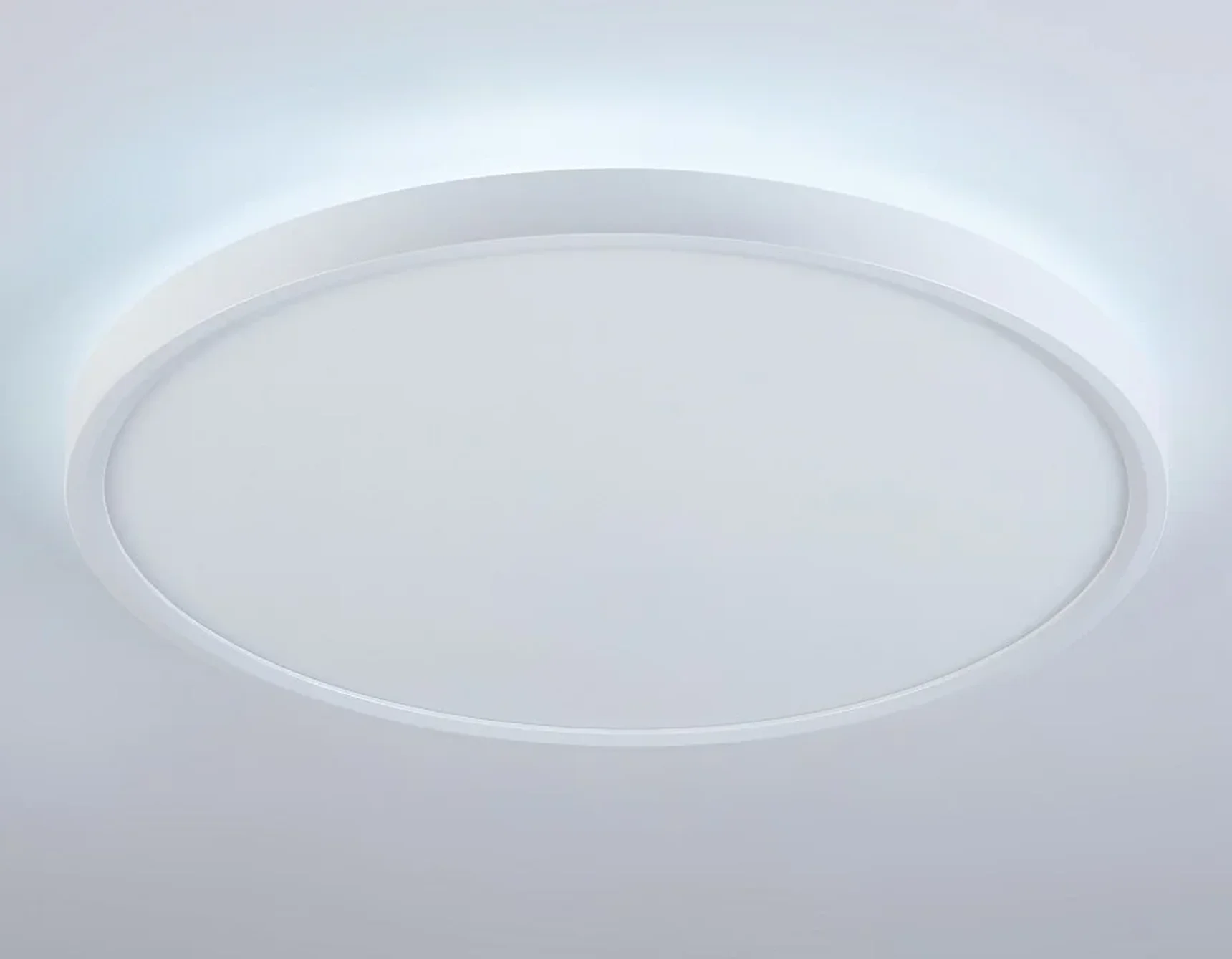 Потолочный светодиодный светильник FZ3005 WH белый IP44 33W+10W 6400+6400К D375*40 (Без ПДУ)