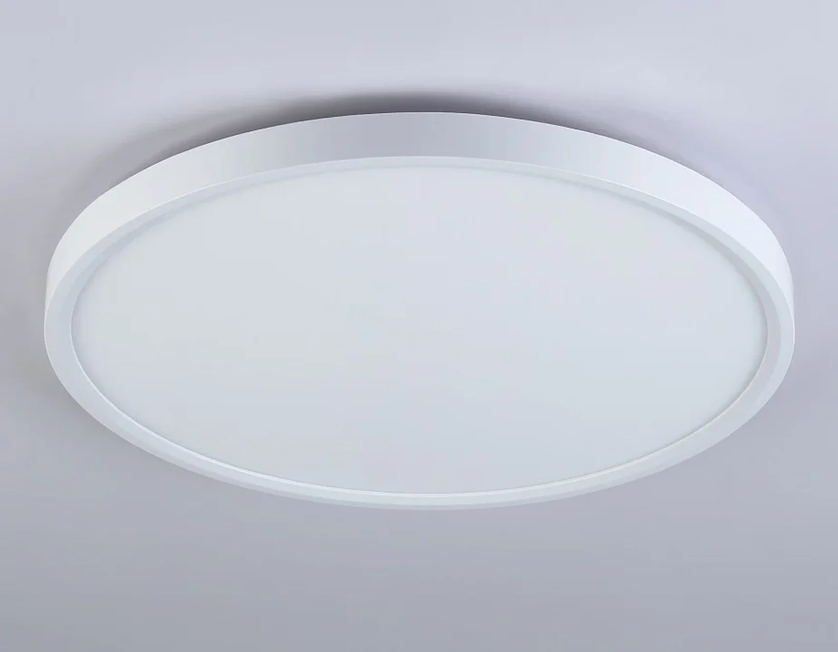 Потолочный светодиодный светильник FZ3005 WH белый IP44 33W+10W 6400+6400К D375*40 (Без ПДУ)
