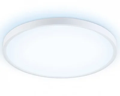Потолочный светодиодный светильник FZ3005 WH белый IP44 33W+10W 6400+6400К D375*40 (Без ПДУ)