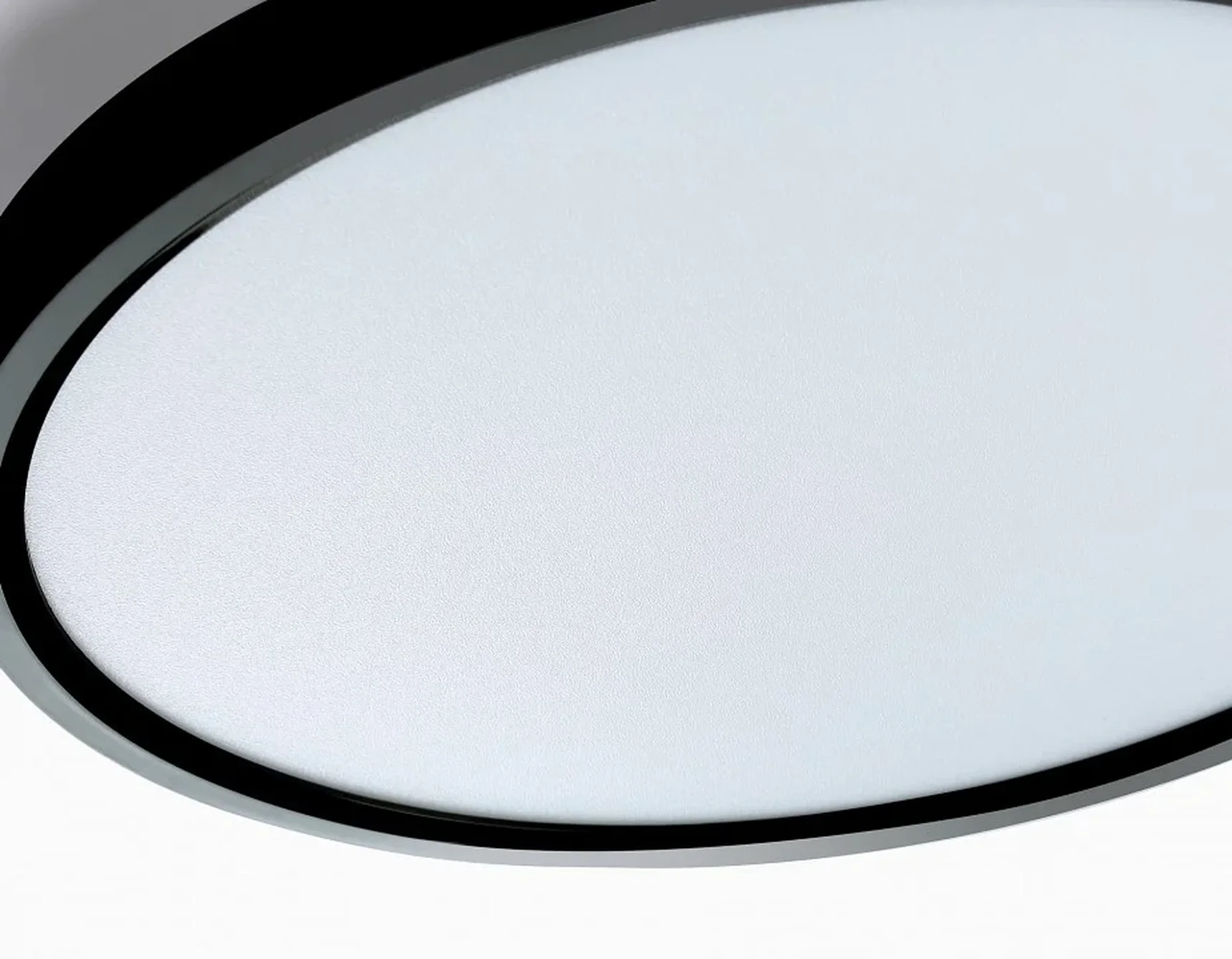 Потолочный светодиодный светильник FZ3055 BK черный IP44 33W+10W 6400+6400К D375*40 (Без ПДУ)