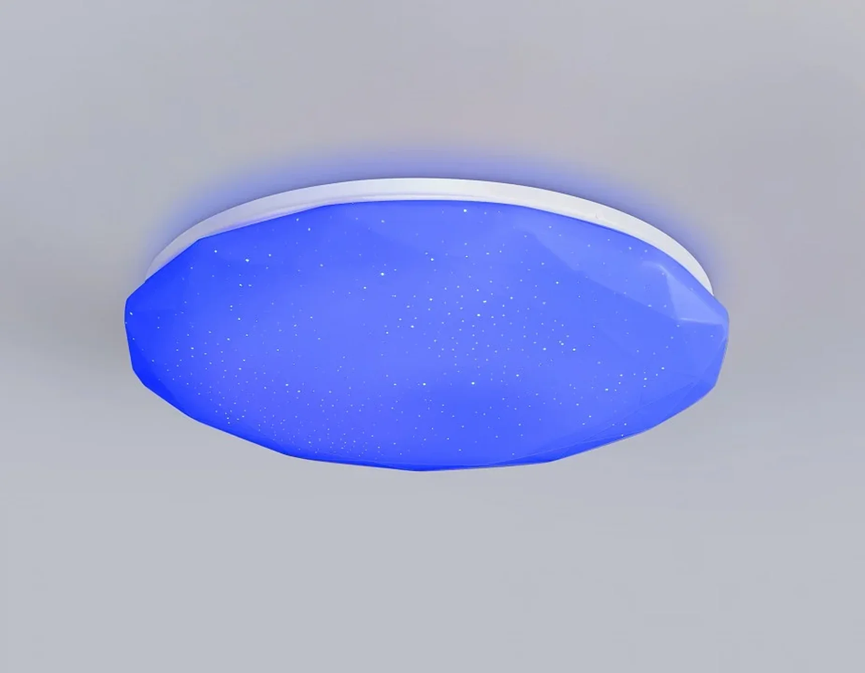 Светодиодный светильник RGB с пультом управления FZ417 WH белый IP20 46W 3000K-6500K+RGB D380*60 (ПДУ ИК)