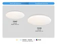 Светодиодный светильник RGB с пультом управления FZ417 WH белый IP20 46W 3000K-6500K+RGB D380*60 (ПДУ ИК)