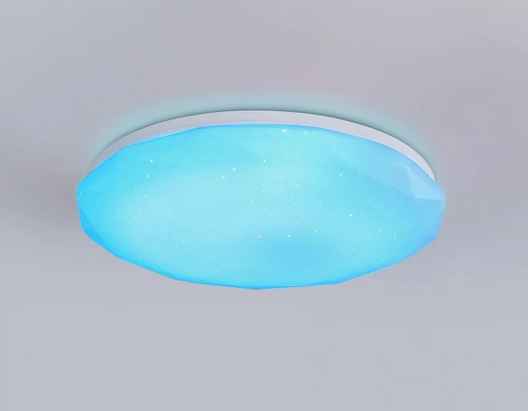 Светодиодный светильник RGB с пультом управления FZ417 WH белый IP20 46W 3000K-6500K+RGB D380*60 (ПДУ ИК)