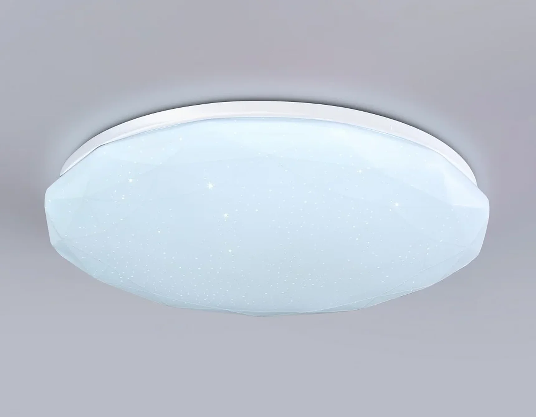 Светодиодный светильник RGB с пультом управления FZ418 WH белый IP20 66W 3000K-6500K+RGB D480*65 (ПДУ ИК)