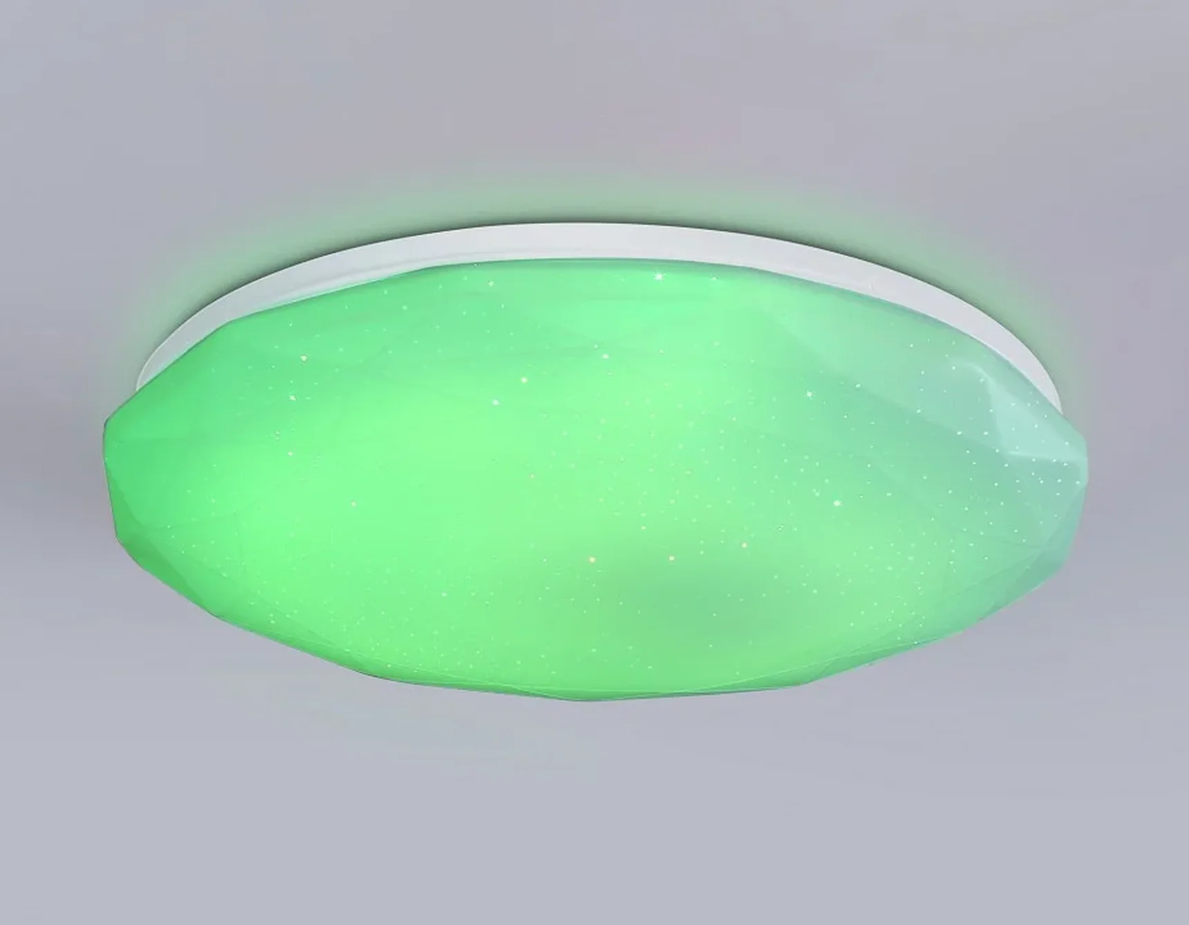 Светодиодный светильник RGB с пультом управления FZ418 WH белый IP20 66W 3000K-6500K+RGB D480*65 (ПДУ ИК)
