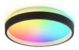 Светодиодный светильник RGB с пультом управления FZ604 BK/GD черный/золото IP20 46W 3000K-6500K+RGB D390*80 (ПДУ ИК)