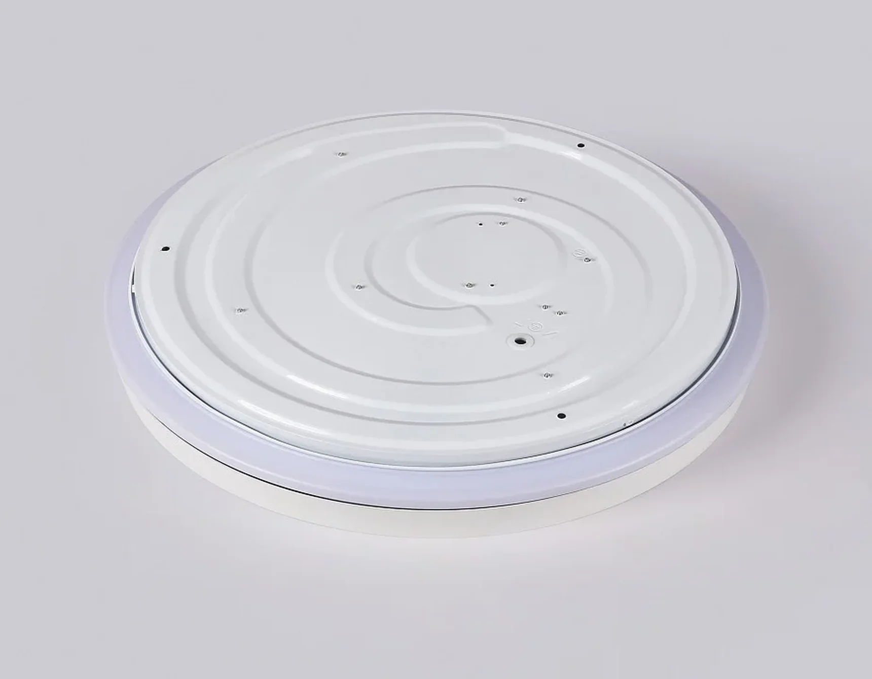 Светодиодный светильник RGB с пультом управления FZ607 WH/GD белый/золото IP20 66W 3000K-6500K+RGB D490*85 (ПДУ ИК)