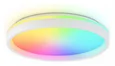Светодиодный светильник RGB с пультом управления FZ607 WH/GD белый/золото IP20 66W 3000K-6500K+RGB D490*85 (ПДУ ИК)