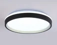 Светодиодный светильник RGB с пультом управления FZ610 BK/GD черный/золото IP20 66W 3000K-6500K+RGB D490*85 (ПДУ ИК)