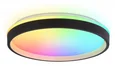 Светодиодный светильник RGB с пультом управления FZ610 BK/GD черный/золото IP20 66W 3000K-6500K+RGB D490*85 (ПДУ ИК)