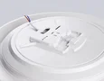 Музыкальный светодиодный светильник с подсветкой RGB FZ710 WH белый IP20 40W 3000-6500K+RGB Music 370*56 (ПДУ ИК)