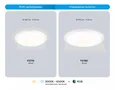 Светильник светодиодный RGB с пультом FZ780 WH белый IP20 60W 3000-6500K+RGB 570*55 (ПДУ ИК)