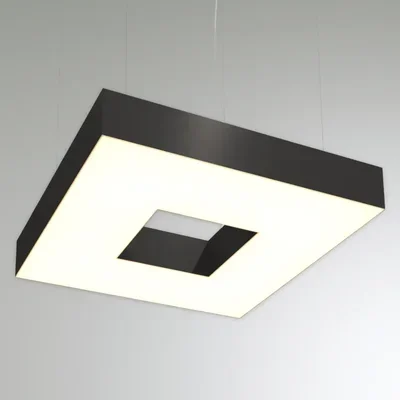 Светильник RVE-LBX-CUBO-650 квадрат с отверстием 650x650x100мм