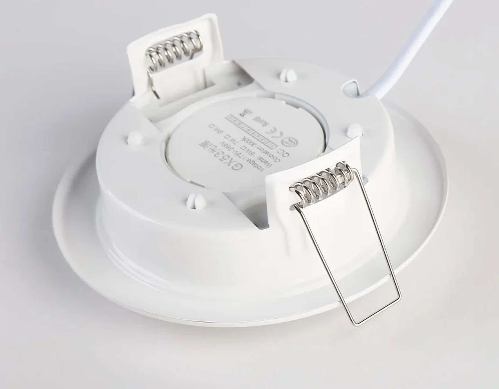 Светильник встраиваемый G10101 WH белый GX53 max 12W D106*38(набор 10шт)