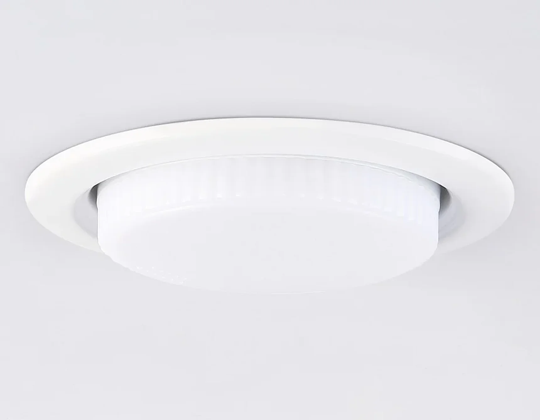 Светильник встраиваемый G10101 WH белый GX53 max 12W D106*38(набор 10шт)