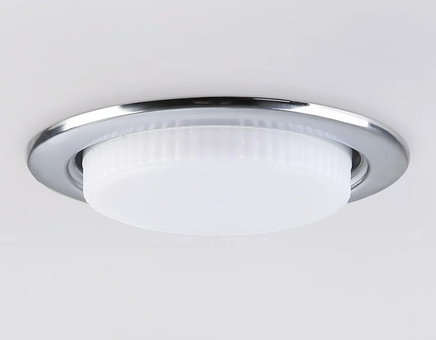Светильник встраиваемый G10102 CH хром GX53 max 12W D106*38(набор 10шт)