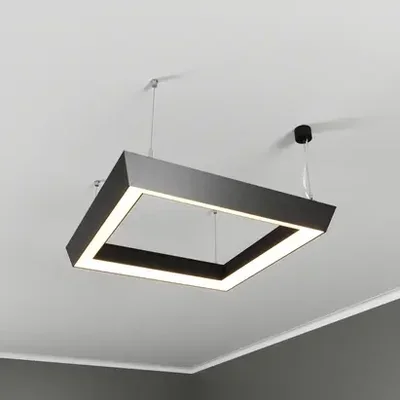 Светильник квадратный RVE-PLS5070-BOX-TILT-IN-585, 48 Ватт, 4000К, 558x558 мм