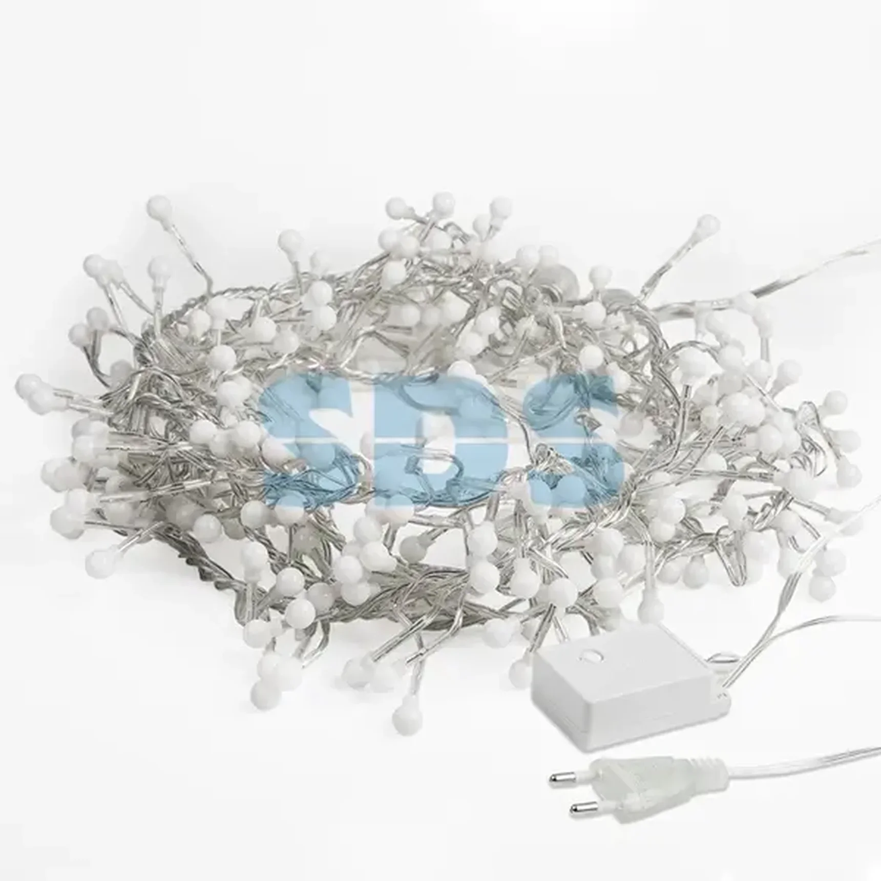 Гирлянда Мишура LED  6 м  Прозрачный ПВХ, 576 диодов, цвет красный