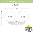 Светильник уличный настенный FUMAGALLI PORPORA/G300 G30.141.000.AZE27
