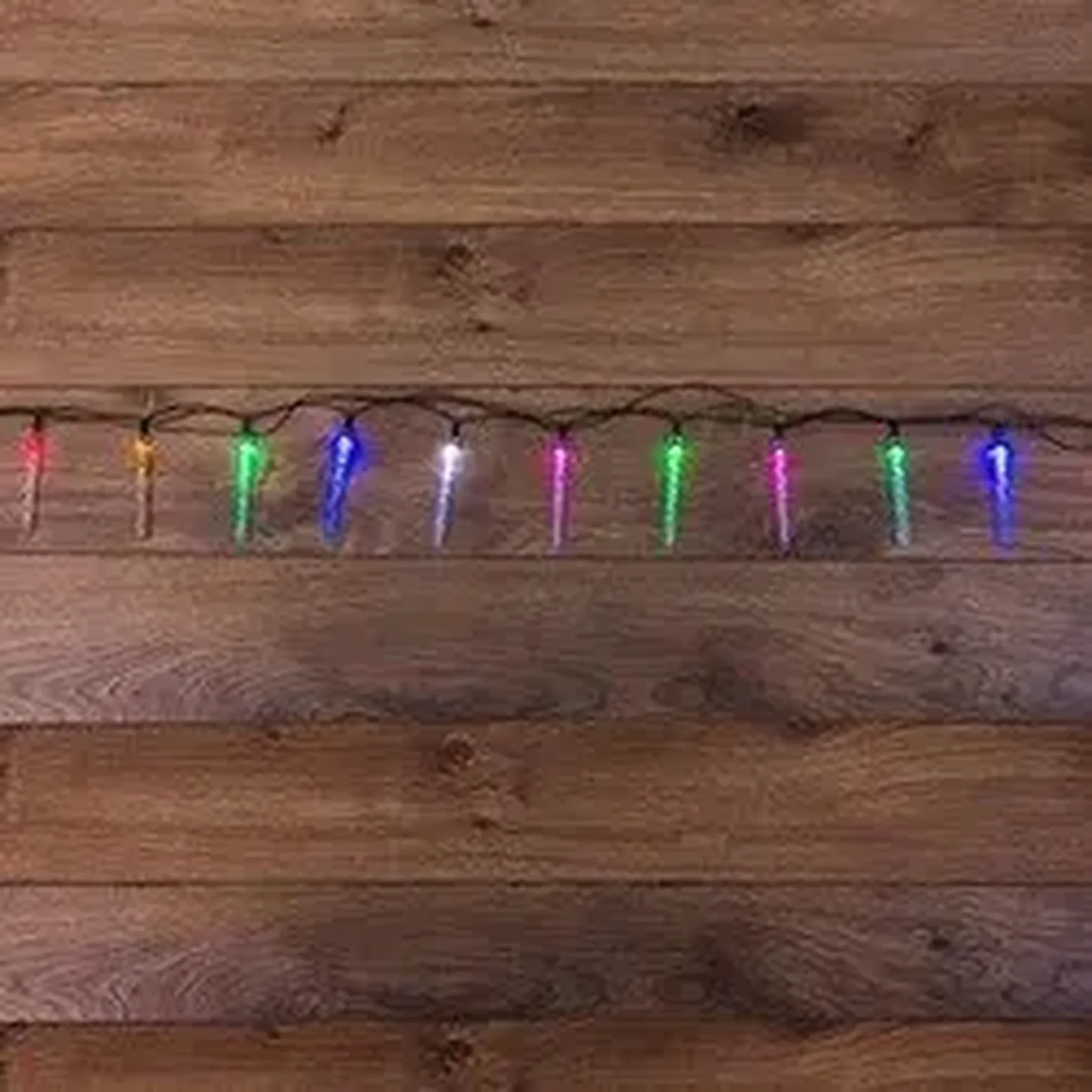 Гирлянда светодиодная Палочки с пузырьками 20 палочек, цвет: мультиколор, 2 метра