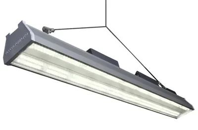 Светильник ПОЛЮС VS403 100W-13500Lm 5000-5500К ОПАЛ IP65 на тросовом подвесе