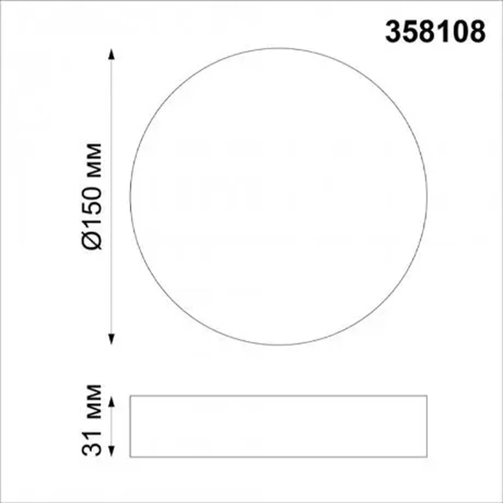 Светодиодный настенно-потолочный светильник Novotech Ornate 358108