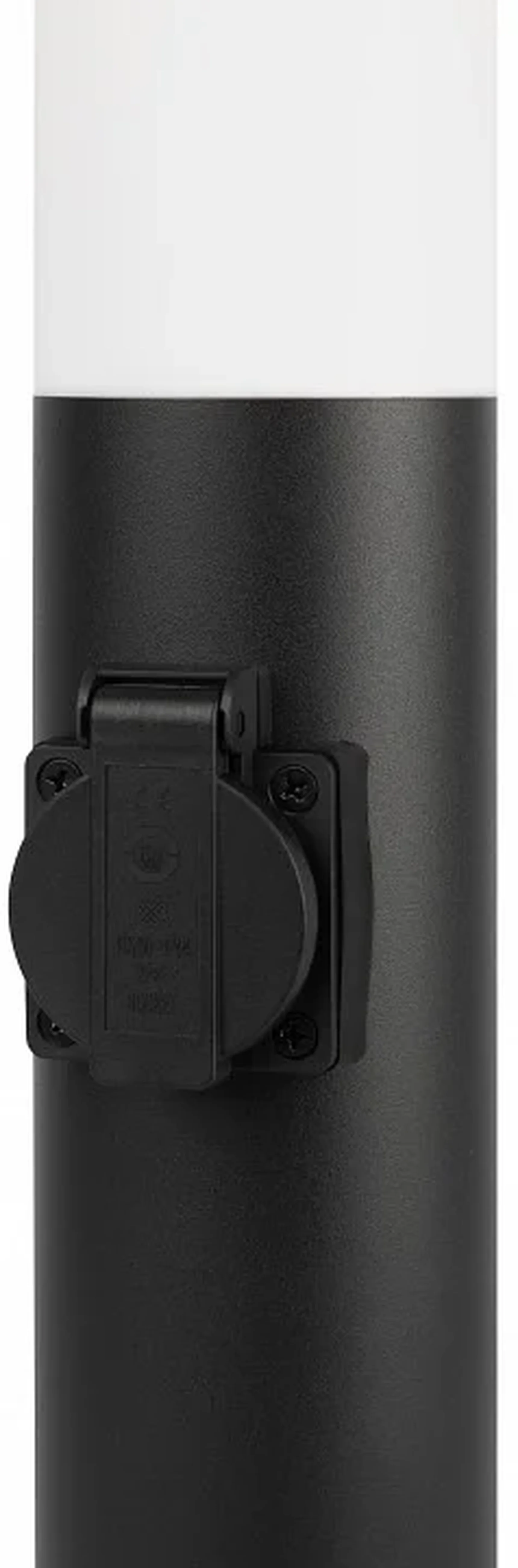 Светильник уличный напольный ЭРА «Беллона» GBF-103-1-BL-0450 230В Е27 IP54 черный с розеткой