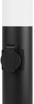 Светильник уличный напольный ЭРА «Беллона» GBF-103-1-BL-0650 230В Е27 IP54 черный с розеткой