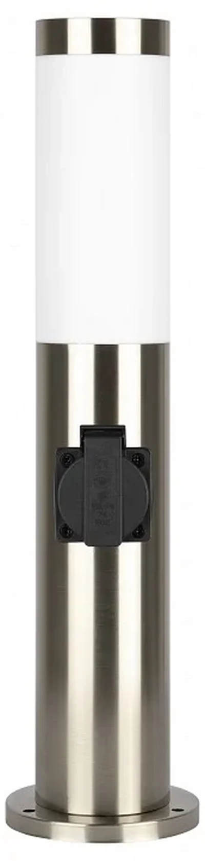Светильник уличный напольный ЭРА «Беллона» GBF-103-1-SL-0450 230В Е27 IP54 серебро с розеткой