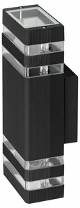 Садово-парковый светильник ЭРА GBW-101-BL-0310 Астрея 230В 2хЕ27 max 30Вт IP54 310х110x95мм настенный