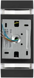 Садово-парковый светильник ЭРА GBW-102-BL-0230 Адрия 230В 2хGU10 max 30Вт IP54 230х100x95мм настенный