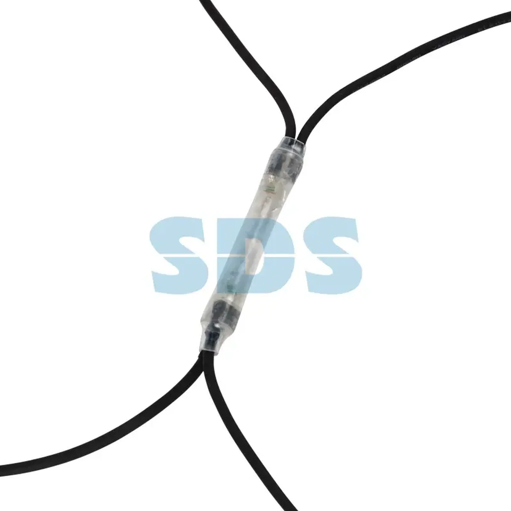 Гирлянда Сеть 2x4м, черный КАУЧУК, 560 LED Белые/Синие