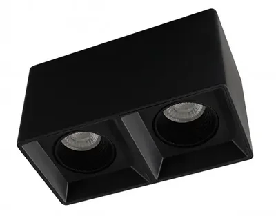 Точечный накладной светильник Denkirs DK3085-BK