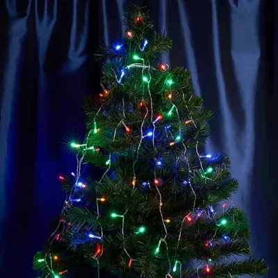 Гирлянда на елку 230V 140 LED 7*2м, мульти, IP20, шнур 1,5м , CL90
