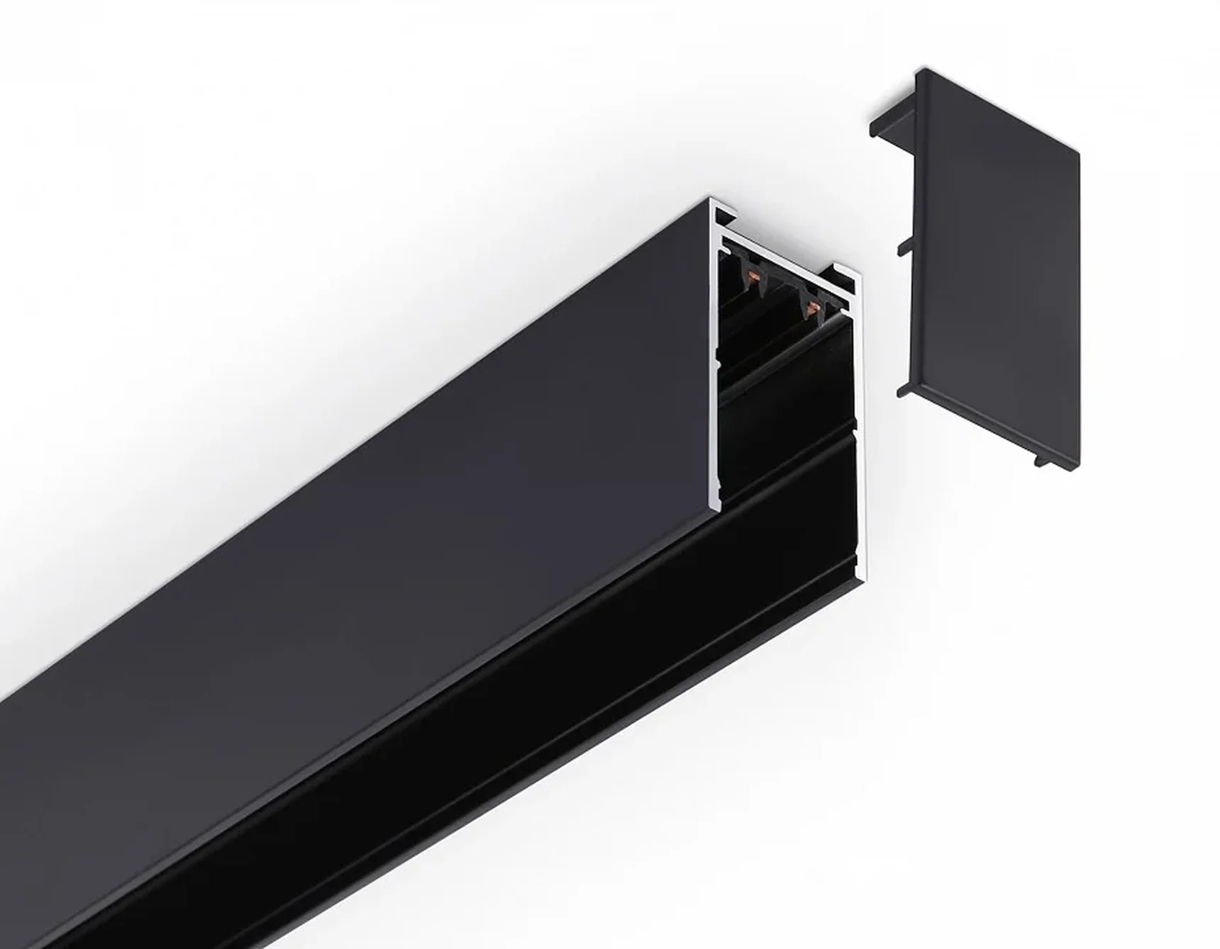 Трек накладной GL1004 BK черный IP20 220V 2000*30.6*56
