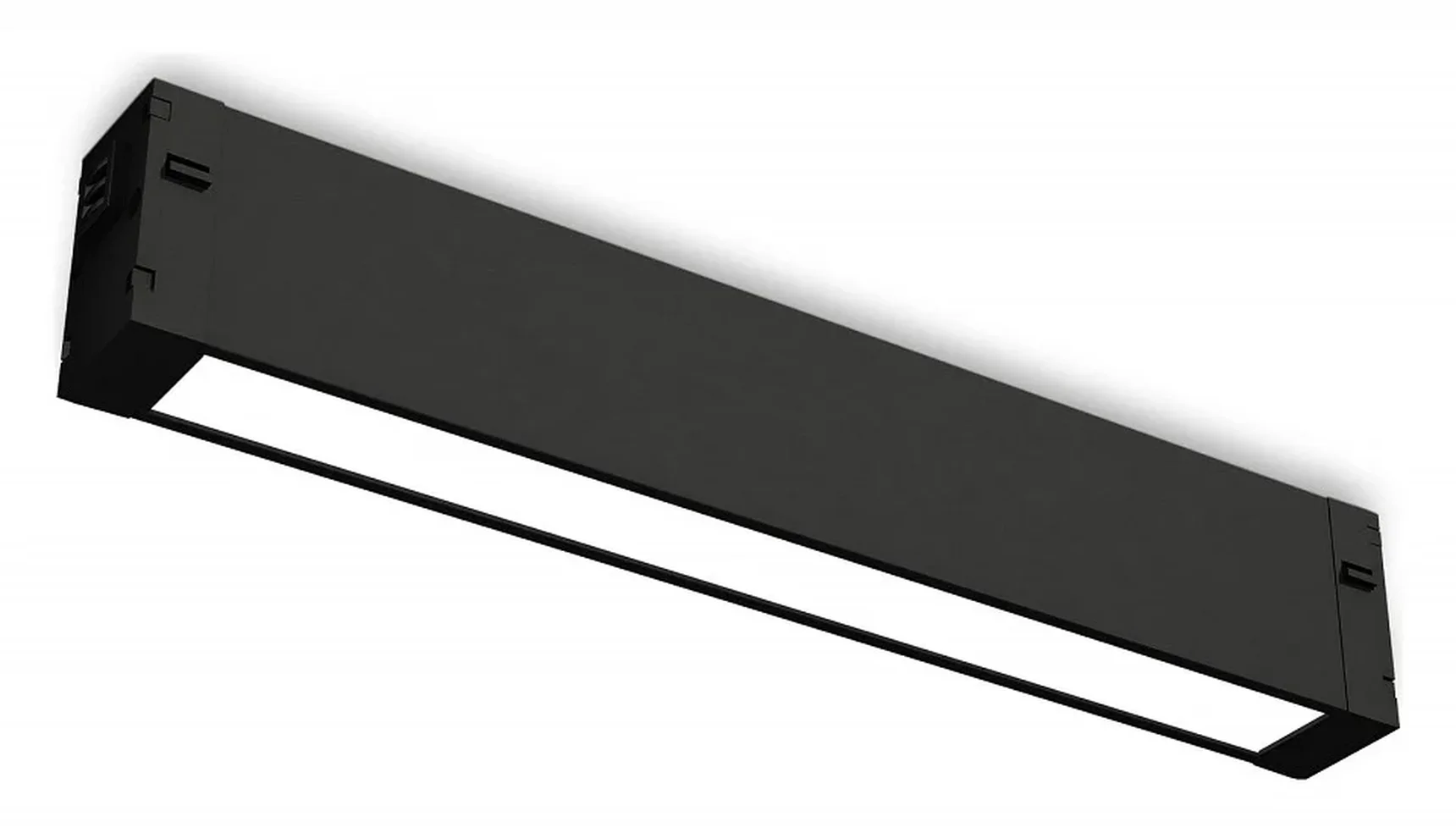 Накладной светильник GL1262 BK черный IP20 9W 3000K-6400K 220V 120° 232*25*42 (Без ПДУ)