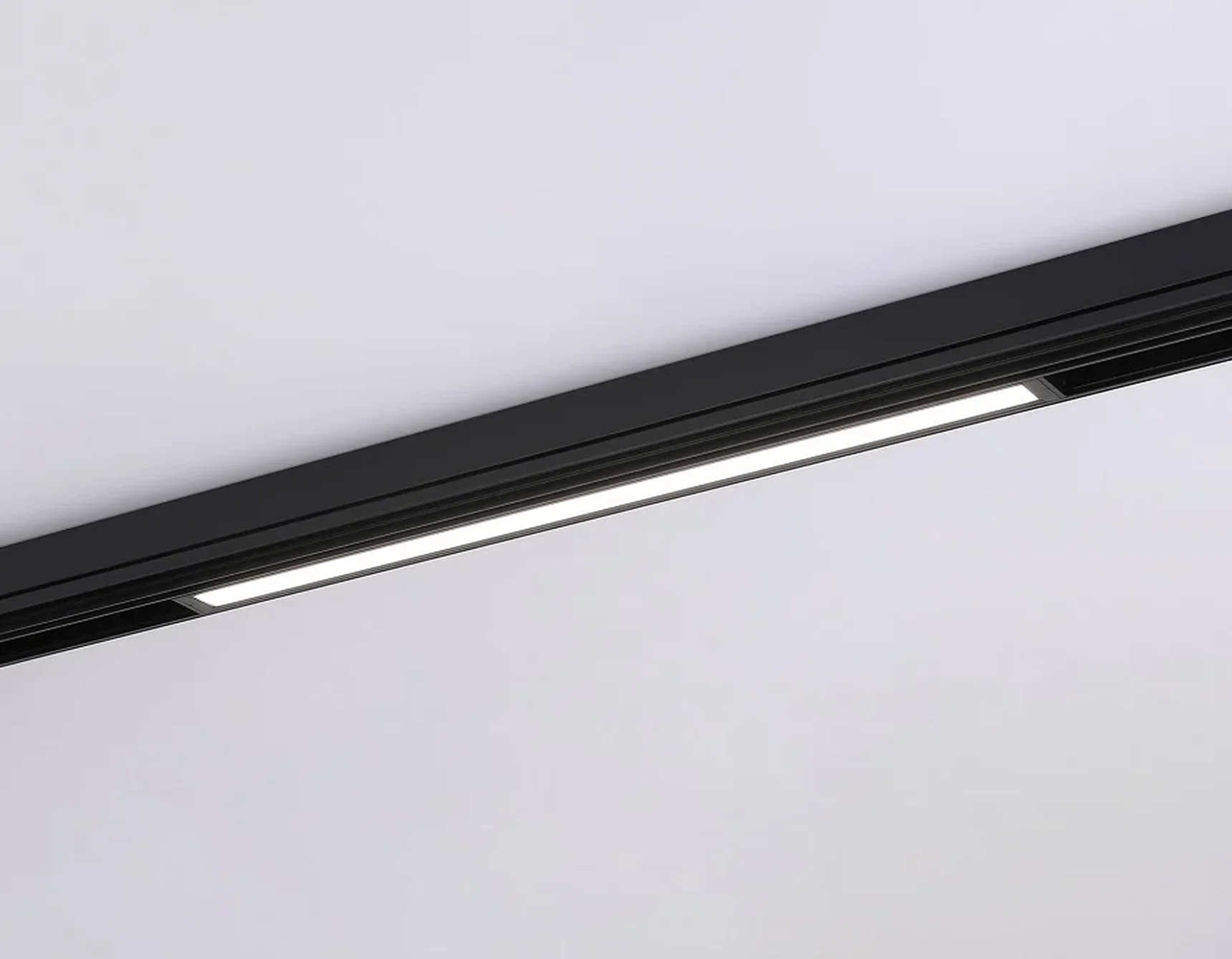 Накладной светильник GL1292 BK черный IP20 24W 3000K-6400K 220V 120° 562*25*42 (Без ПДУ)