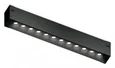 Накладной светильник GL1302 BK черный IP20 12W 3000K-6400K 220V 24° 232*25*42 (Без ПДУ)
