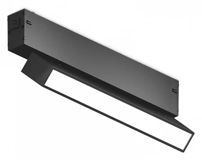 Накладной светильник GL1322 BK черный IP20 12W 3000K-6400K 220V 120° 232*25*112 (Без ПДУ)