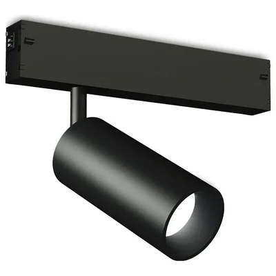 Светильник светодиодный трековый для шинопровода Magnetic 220V GL1620 BK черный IP20 12W 4200K 220V 36° D45*100 (Без ПДУ)