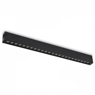 Светильник светодиодный трековый для шинопровода Magnetic GL1740 BK черный IP20 24W 4200K 220V 24° 455*25*42 (Без ПДУ)