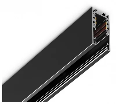 Шинопровод низковольтный накладной Magnetic 48V 10mm GL1915 BK черный IP20 2000*21*43