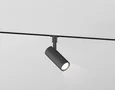 Светильник светодиодный трековый Magnetic 48V 10mm GL2301 BK черный IP20 6W 3CCT 3000/4200/6400K D35*80